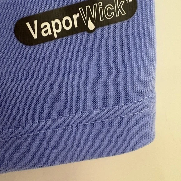 The North Face Women's Blue V-Neck Top Vapor Wick Size XL - Picture 4 of 4